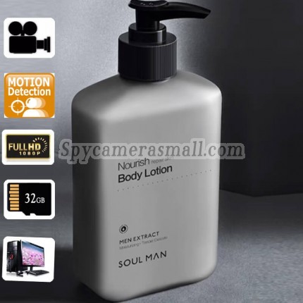 Shampoo Bottle Camera 1080P HD Spy DVR Waterproof Pinhole Spy Camera 32GB Internal Memory,best Spy Cam Shampoo/Shower Gel Camera DVR, Bathroom Spy Camera