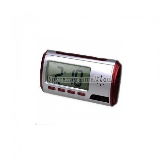 hidden Spy Clock Cam - New Red Clock Camera 1280*960 with Video Photo Motion Detection and Remote Control Function