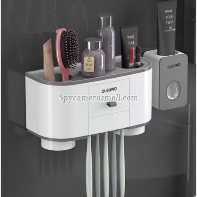 2021 Toothbrush Holder Surveillance Camera Secret in Bathroom 16G Full HD 1080P DVR with motion sensor