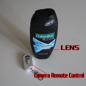 spy cameras in bathrooms - Bathroom Spy Camera America, 60 Frames Digital Spy Shower's gel Bottle Hidden Camera 32GB